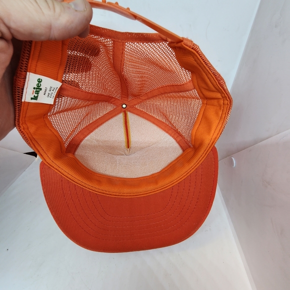Vintage Kajee FMIC Satellite System New Albany Mississippi Snap Mesh Trucker Hat - Picture 4 of 10